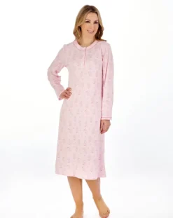 Trailing Floral 44" Jersey Nightdress ND04136