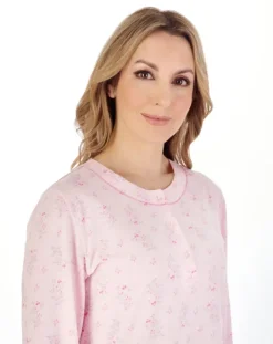 Trailing Floral 44" Jersey Nightdress ND04136