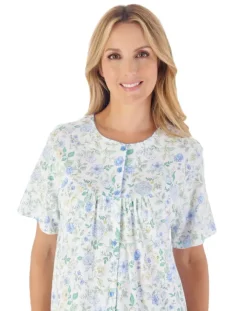 Trailing Floral Print 46" Jersey Nightdress ND03133