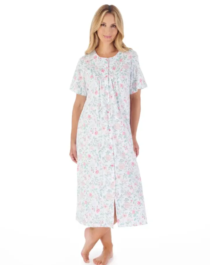 Trailing Floral Print 46" Jersey Nightdress ND03133