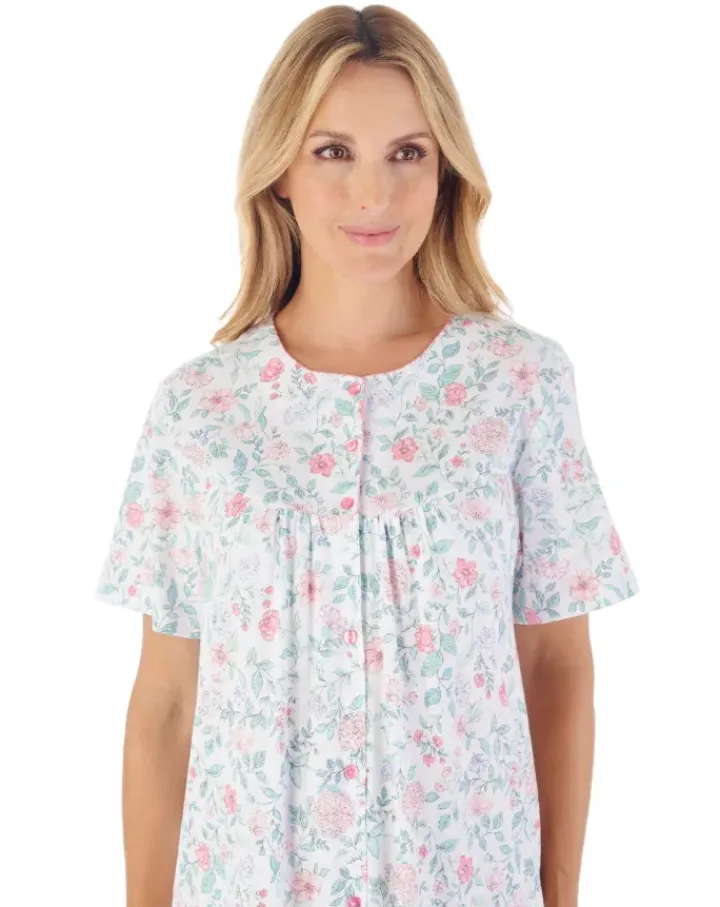 Trailing Floral Print 46" Jersey Nightdress ND03133