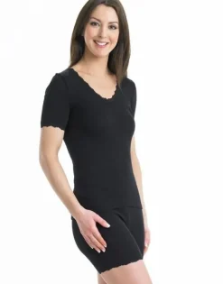 Vedonis Snuggles Brushed Thermal Short Sleeve Cami VUW402