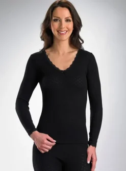 Vedonis Snuggles Brushed Thermal Long Sleeve Cami VUW403