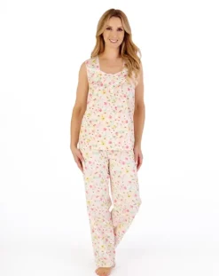 Watercolour Floral Woven Pyjama PJ05231