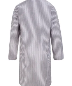 Woven Stripe 42" Button Through Nightshirt WR88825