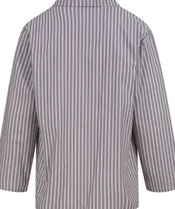 Woven Stripe Button Through Tailored Pyjama Set WR88826