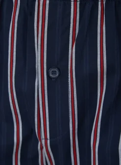 Woven Stripe Button Through Tailored Pyjama WR66802